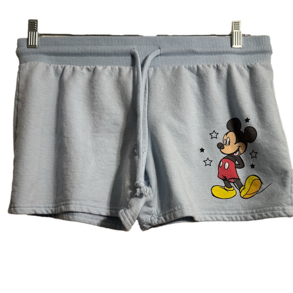 Disney Pants - Disney Light Blue Mickey Mouse Women's Shorts